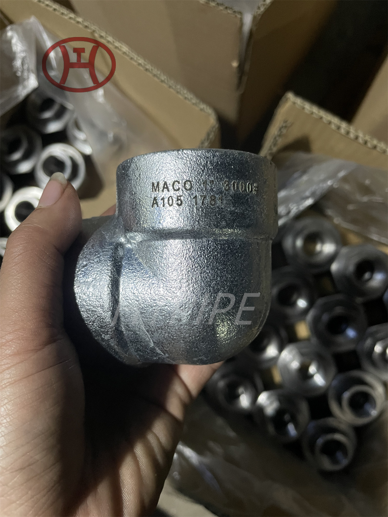 ASTM A182 F5 F9 F11 a182 forged fitting 45 90 degree elbow 3000psi