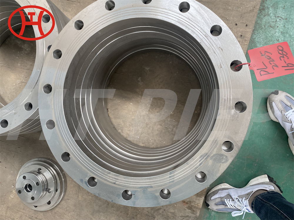 Galvanizing Large size annular stainless steel flange