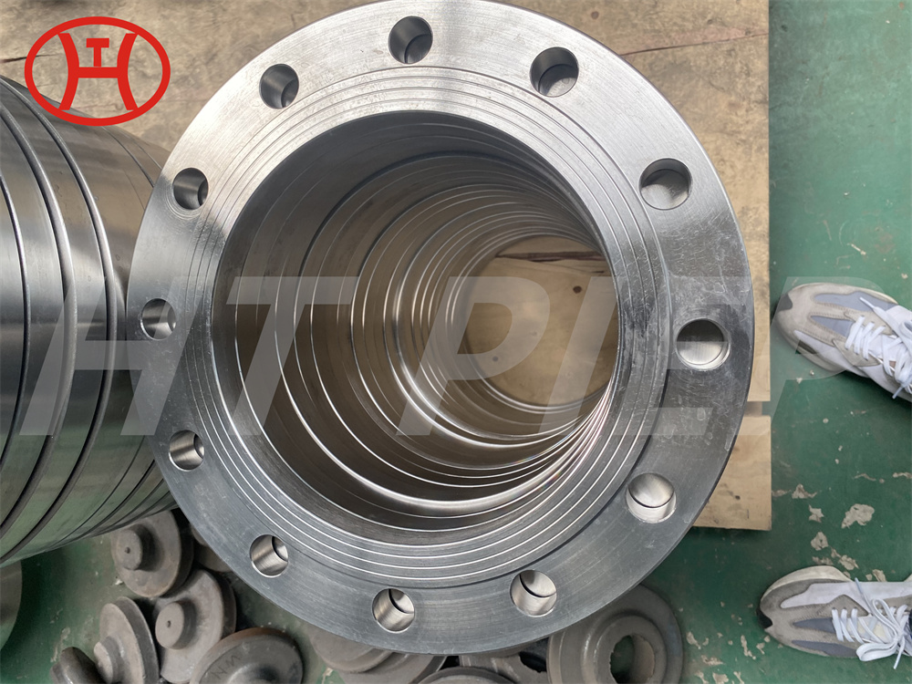 Large diameter stainless steel ring flange