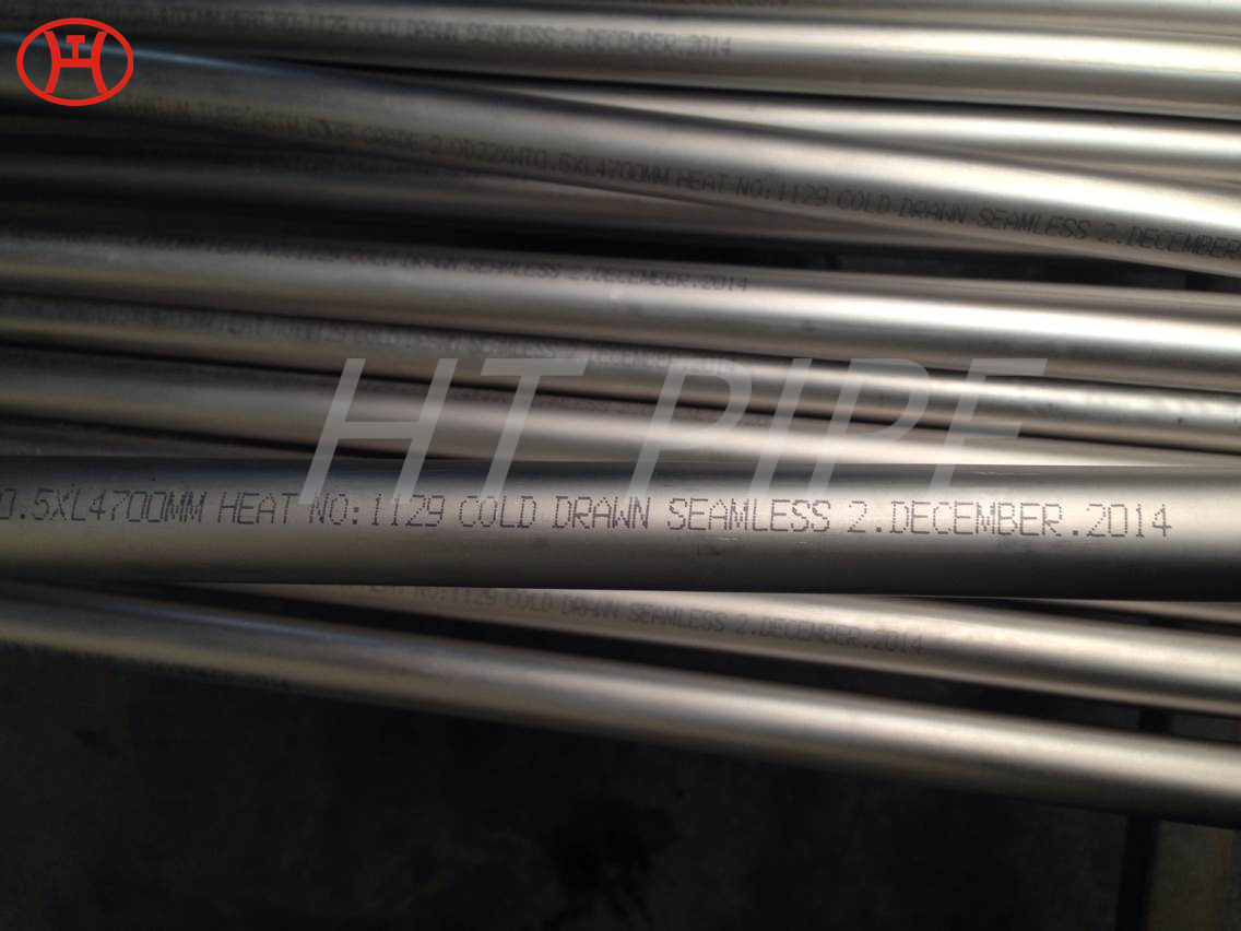 TItanium tubing for use in titanium heat exchangers