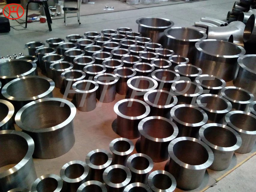 titanium pipe fittings stub end paramagnetic  weakly attracted to a magnet