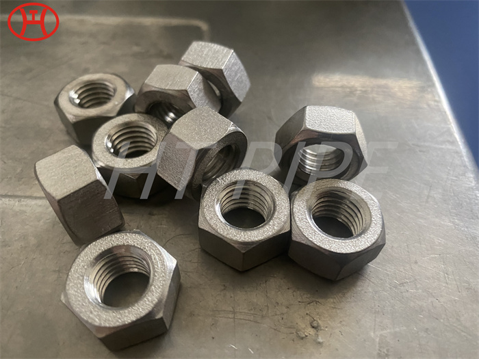 Inconel 600 hex nuts Pyromet Alloy 600 High temperature corrosion resistance nuts