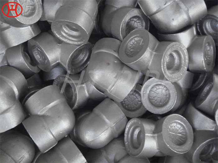 semi-finished raw materials of Monel 400 Threaded Elbows for potable water in the marine sector