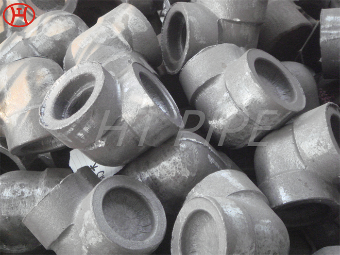 semi-finished raw materials of Monel 400 Threaded Elbows for storage tanks of gasoline