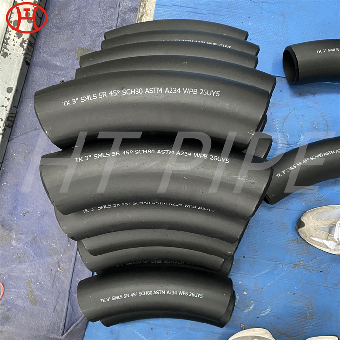 ASME SA 234 Carbon Steel Seamless Pipe Fittings Pipe Bends