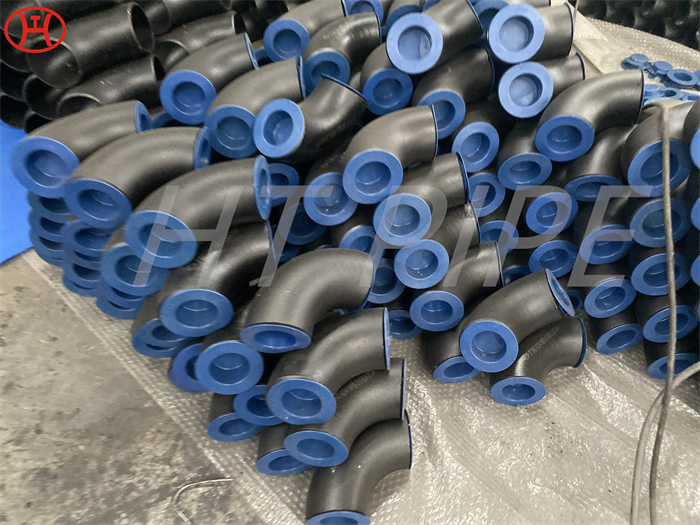 ASTM A234 WPB pipe fittings carbon steel elbows used in pressure vessel fabrication and pressure pipelines