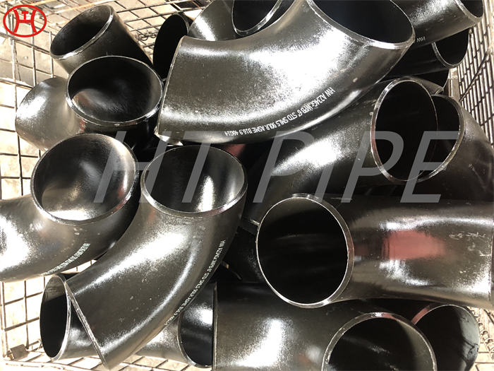 ASTM A234 WPB pipe fittings carbon steel elbows used in water treatment facilities