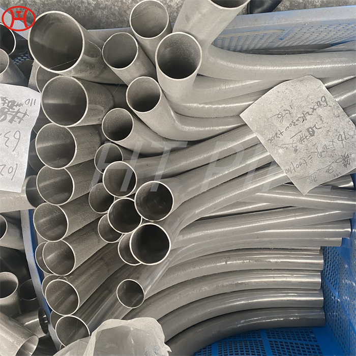 Buttweld seamless Stainless Steel pipe fittings 316 pipe bend offers higher resistance to pitting and crevice corrosion