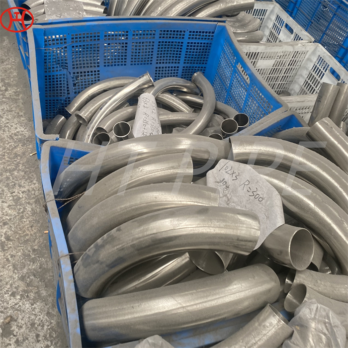 Hastelloy B3 N10675 pipe bend available in a variety of diameters and materials