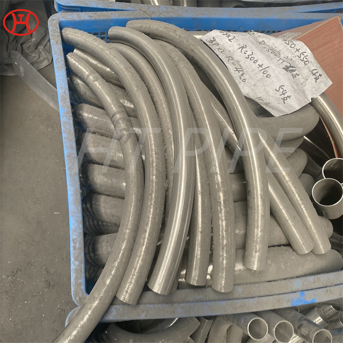Hastelloy X pipe bend UNS N06002 pipe fittings for Industrial furnaces and Heat treating equipment