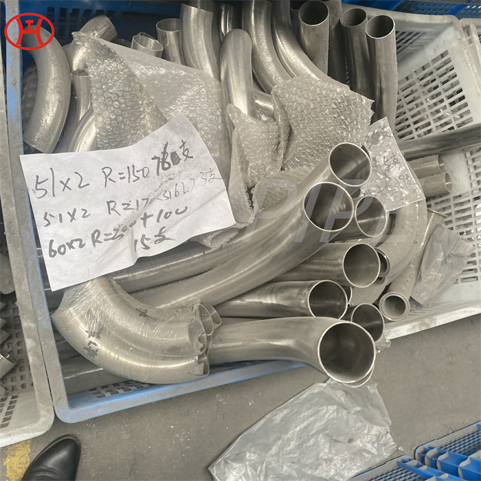 Hastelloy X pipe bend UNS N06002 pipe fittings with excellent high temperature strength