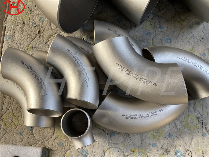 Inconel 600 elbows welded pipe fittings 3D 5D elbows
