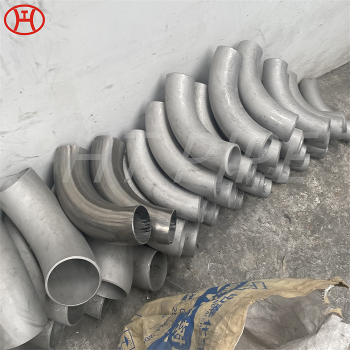 Monel 400 pipe fittings 90-degree pipe bend