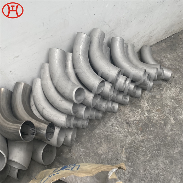 Monel 400 pipe fittings nickel-copper alloy pipe bend for the acidic and alkaline environment