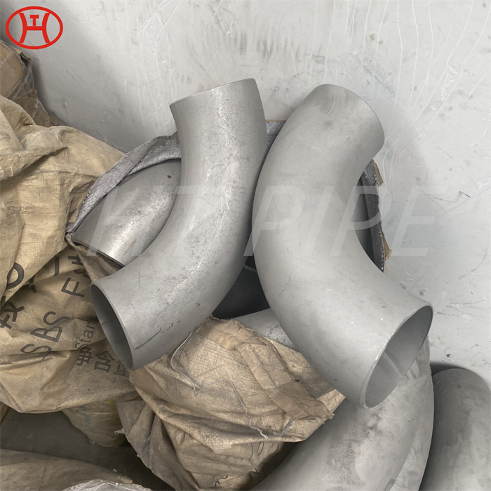 Monel 400 pipe fittings pipe bend contains a high concentration of silica sand
