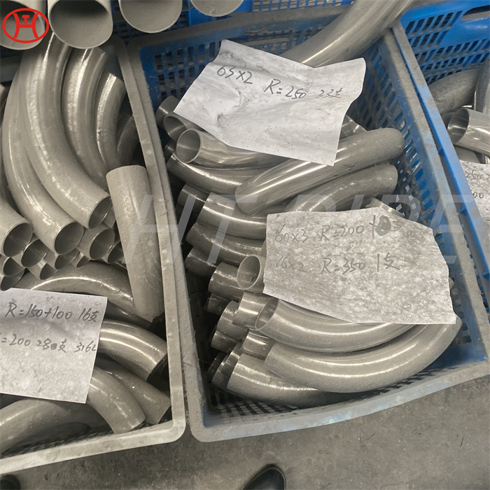 Stainless Steel pipe fittings 316 pipe bend with outstanding welding characteristics
