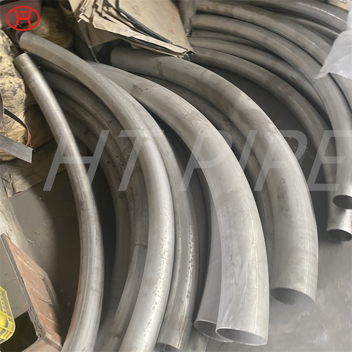 Hastelloy C22 pipe bend ASTM B366 UNS N06022 Pipe Fittings resistant to pitting by acids and crevice corrosion