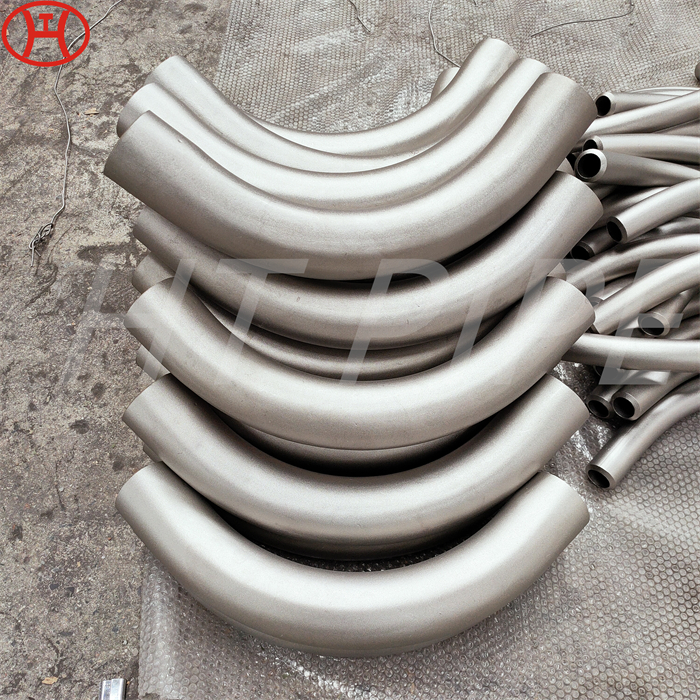 Monel K500 pipe bend and elbow optimal for use in the marine industry