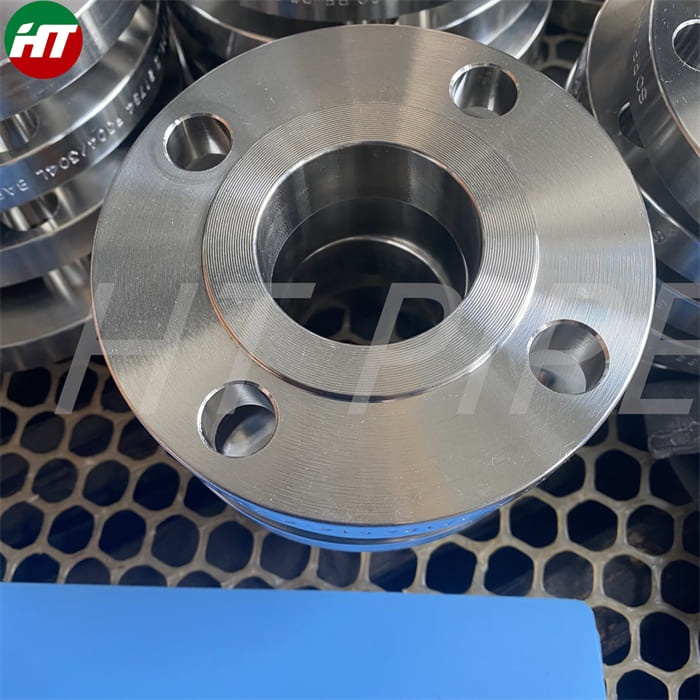 Paduan 825 Leher Weld 3 Pipa Berulir Buta Berventilasi 8mm Ansi Rtj Lwn Flange