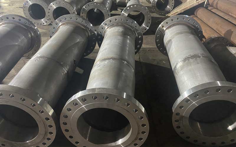 ASTM A312 254 SMO stainless steel seamless pipe with flange