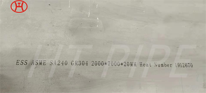 ASTM A240 Type 304 Plate SS 304 Shim